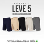 Bermudas Masculina em Sarja RL - Kit 5 Unidades (OFERTA PRÉ-BLACK FRIDAY)