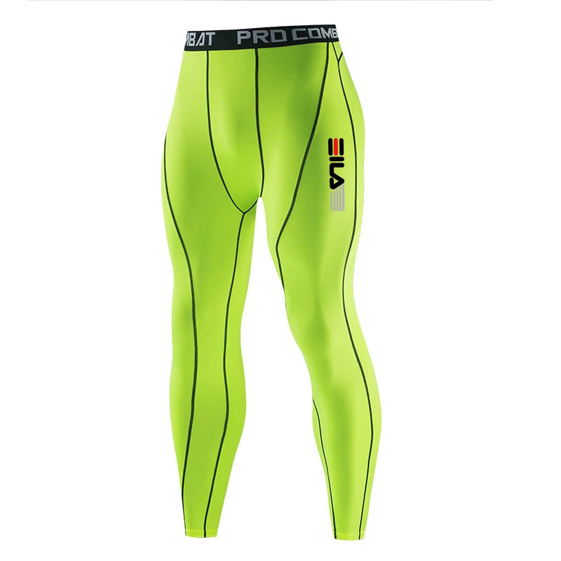 Homens ginásio roupas esportivas muscular musculação calças de compressão correndo esportes calças compridas jogging fitness masculino calças justas elásticas