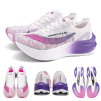 Ironsvan homens náilon fibra de carbono profissional maratona sapatos respirável ultra leve pista campo quilômetro corrida tênis corrida