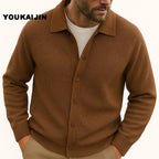 Cardigan para homens camisola harajuku retalhos fino ajuste camisola de malha outerwear casaco moda feminina casual outono streetwear