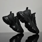 Tênis masculino casual atlético tênis de caminhada masculino preto alta qualidade tendência plataforma tênis de basquete para homem 2025