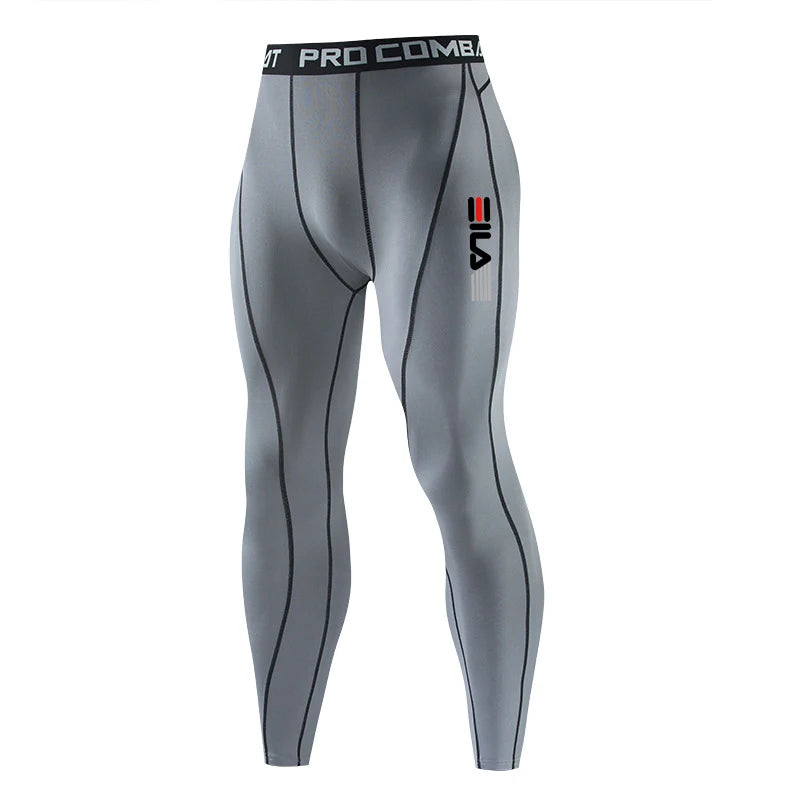 Homens ginásio roupas esportivas muscular musculação calças de compressão correndo esportes calças compridas jogging fitness masculino calças justas elásticas