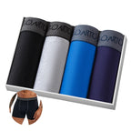 4 pçs boxers de algodão para homem roupa interior deslizamento de alta qualidade calcinha masculina sexy homme cuecas boxer shorts calecon troncos