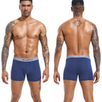 4 pçs boxers de algodão para homem roupa interior deslizamento de alta qualidade calcinha masculina sexy homme cuecas boxer shorts calecon troncos