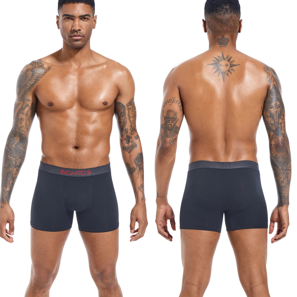 4 pçs boxers de algodão para homem roupa interior deslizamento de alta qualidade calcinha masculina sexy homme cuecas boxer shorts calecon troncos
